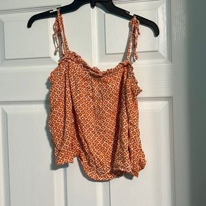 Orange tank top